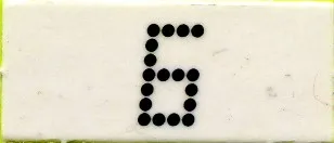 Paper Scoreboard Number 6