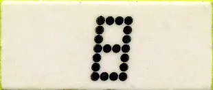 Paper Scoreboard Number 8