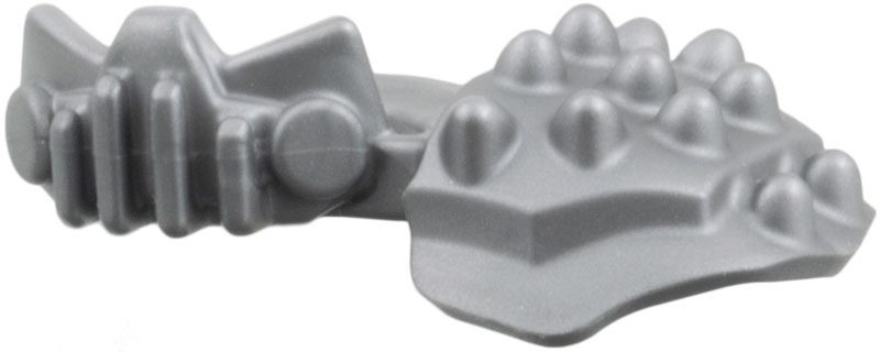 Minifigure Armor Shoulder Pad with Spikes and Face Guard