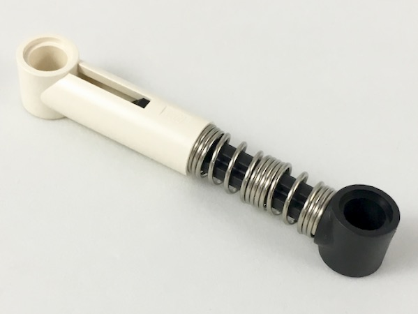 Technic, Shock Absorber 6.5L with Black Piston Rod - Hard Spring, Tight Coils in Middle