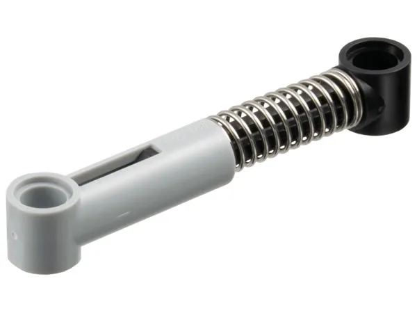 Technic, Shock Absorber 6.5L with Black Piston Rod - Soft Spring, Tight Coils
