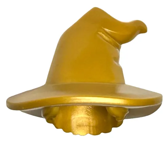 Minifigure, Hair Combo, Hair with Hat, Short with Floppy Witch Hat