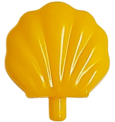 Minifigure, Shell Clam / Scallop with Small Pin