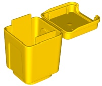 Duplo Container Garbage Can with Lid