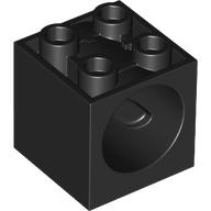 Brick, Modified 2 x 2 x 1 2/3 with Hole for Gear Worm Screw 6L
