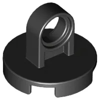 Tile, Round 2 x 2 with Lifting Ring Thick and Bottom Stud Holder