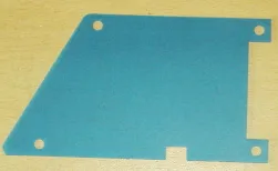 Plastic Part for Set  7471 - Mars Rover Solar Panel, Front Quadrilateral