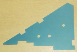 Plastic Part for Set  7471 - Mars Rover Solar Panel, Middle Triangular