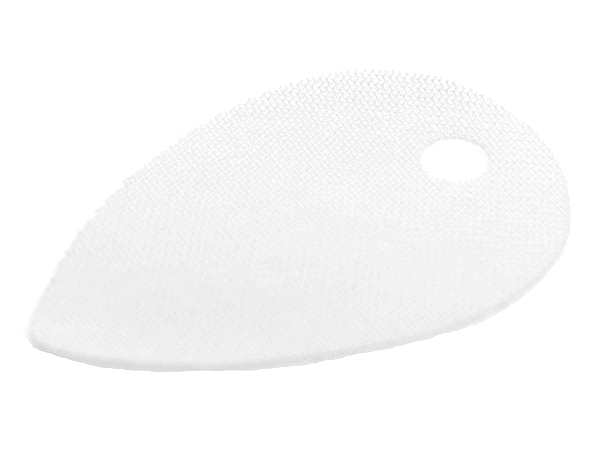 Cloth Play Cube Accent Dog Ear with 1 Hole, Tapered End - Traditional Starch Fabric