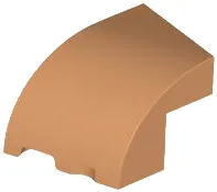 Wedge 3 x 2 x 1 2/3 Left No Studs