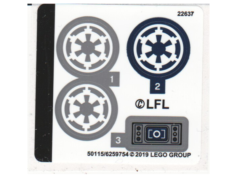 Sticker Sheet for Set 75262 - (50115/6259754)