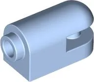 Brick, Round 1 x 2 with Stud on 1 End, Cutaway with Bar on 1 End