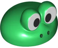 Large Figure Headgear, Super Mario Frog Head with White and Black Eyes Pattern (Frog Mario)