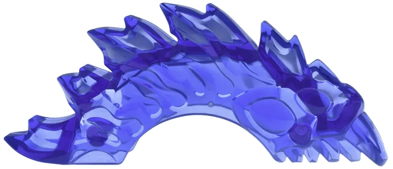 Power Burst, Curved with Monster Head and Jagged Spines