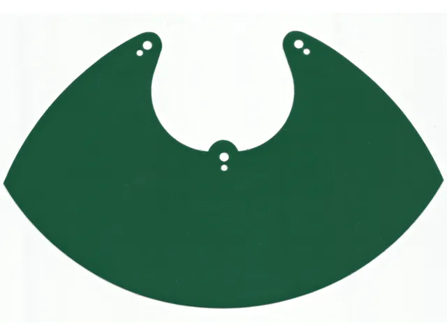 Plastic Part for Set 76345 - Dark Green Cape Shoulders