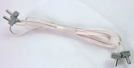 Electric, Wire 12V / 4.5V with 2 Leads, 96 Studs Long with 4 Light Gray Electric, Connector, 1-Way Male Squared (x466c96 / 765c01)