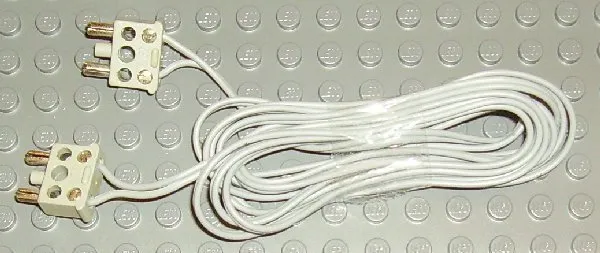 Electric, Wire 12V / 4.5V with two 2-prong connectors, 190 Studs Long