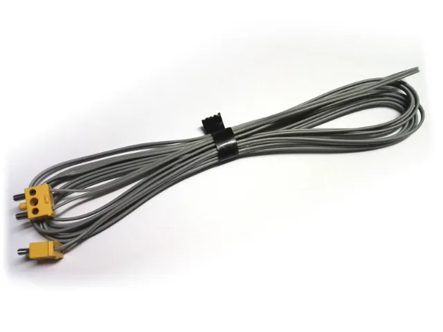 Electric, Wire 12V / 4.5V with two Variable Color 2-prong connectors, 375 Studs (3m) Long -- list under connector color