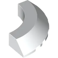 Brick, Round Corner 5 x 5 with Slope 45 Edge without Studs