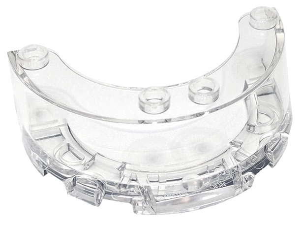 Windscreen 4 x 6 x 1 1/3 Round