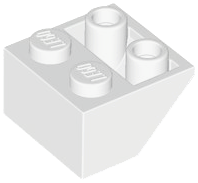 Slope, Inverted 45 2 x 2 with Hollow Round Bottom Tube
