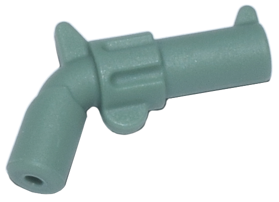 Minifigure, Weapon Gun, Pistol Revolver - Large Barrel and Hollow Handle