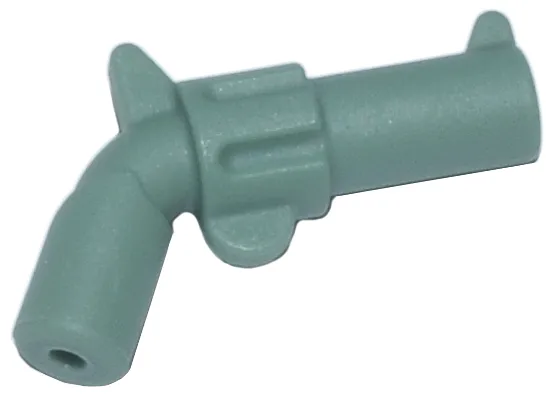 Minifigure, Weapon Gun, Pistol Revolver - Large Barrel and Hollow Handle