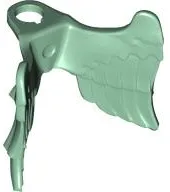 Minifigure Wings Feathered Collapsed with Neck Bracket