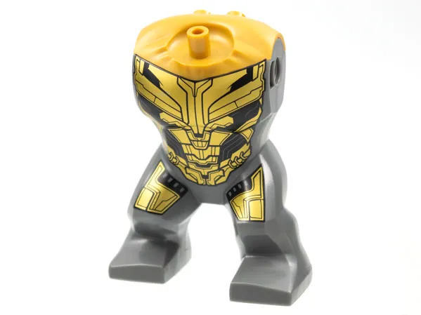 Body Giant, Thanos without Head, Gold Armor Pattern