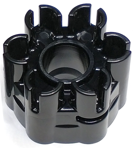 Projectile Launcher Part, Rapid Shooter Six Barrel - Rounded Barrels