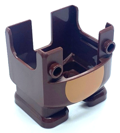 Large Figure Legs, Super Mario Overalls with Nougat Stomach Pattern (Tanooki Mario)