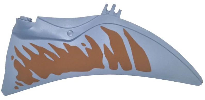 Dinosaur Wing Quetzalcoatlus Right with Dark Orange Markings Pattern