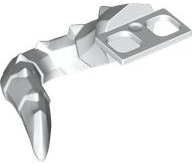 Minifigure Costume Tail Dragon, Large - Bends to Right - Flexible Rubber