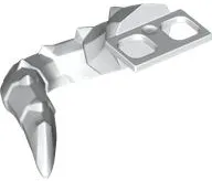 Minifigure Costume Tail Dragon, Large - Bends to Right - Flexible Rubber