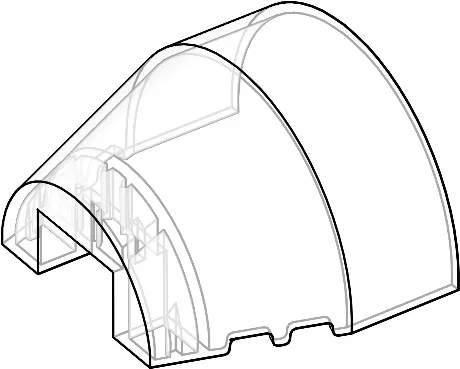 Windscreen 5 x 6 x 2 2/3 Canopy