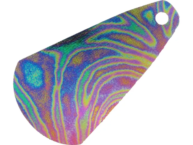 Mini Doll, Cape Cloth, Friends, Tapered with Small Top Hole with Iridescent Pattern