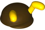 Large Figure Headgear, Super Mario Cap with Molded Flexible Rubber Yellow Antennae Pattern (Bee Mario)