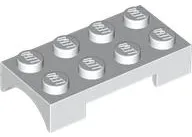 Vehicle, Mudguard 2 x 4 with Flat Top and Curved Fenders