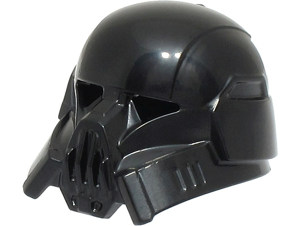 Minifigure, Headgear Helmet SW Dark Trooper