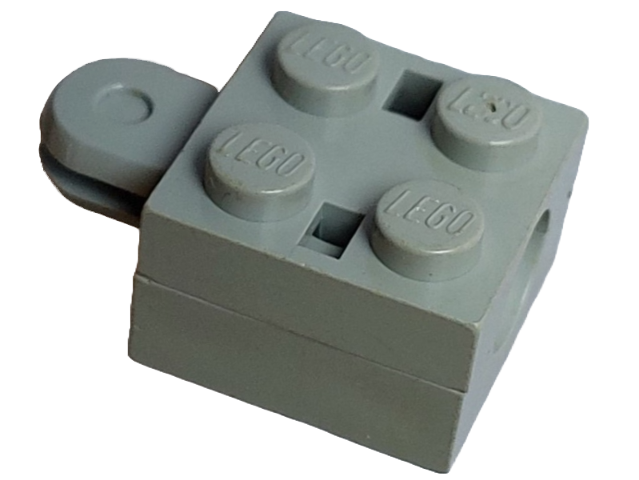 Arm Holder Brick 2 x 2 with 2 Rectangle Holes with Arm (792 / 794 / 795)