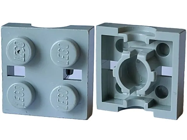 Arm Holder Brick 2 x 2 - Top Part with 2 Rectangle Holes