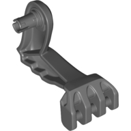 Dinosaur Leg Small (Front) with Pin, Elbow Spikes, and Bar Handles - Left