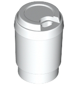 Minifigure, Utensil Cup, Take Out Cup with Top Hole