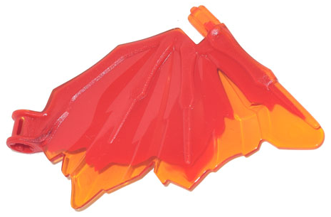 Dragon Wing 9 x 6 with Marbled Red Pattern