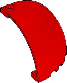 Panel 5 x 5 x 3 1/3 Corner Convex with Curved Top