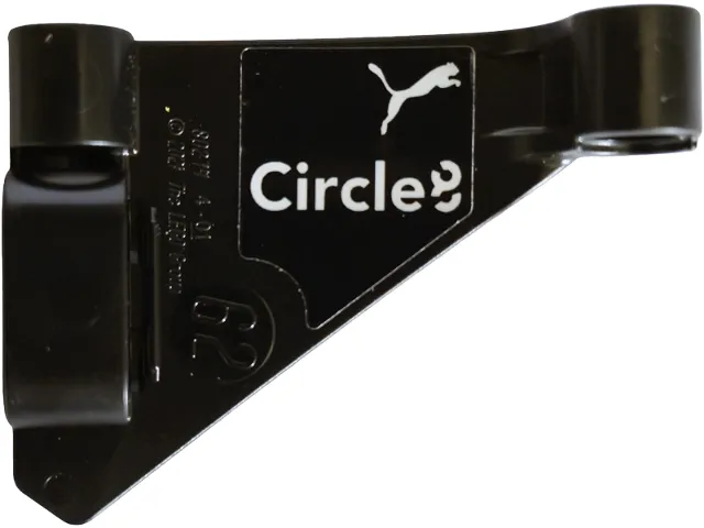 Technic, Panel Curved #62 5 x 4 Tapered Right with White 'Circle8' and Puma Logo Pattern (Sticker) - Set 42240