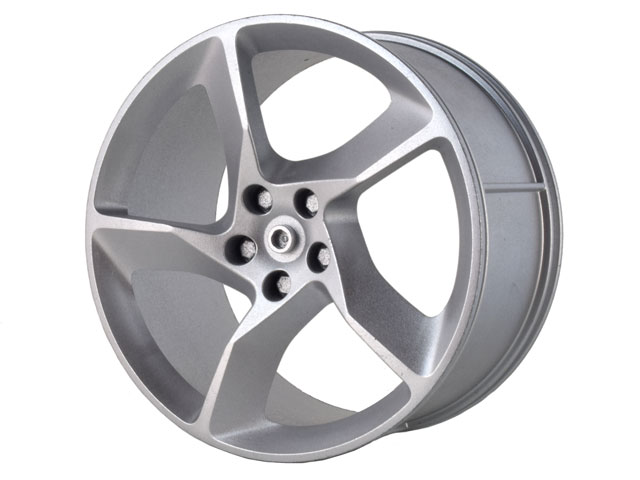 Wheel 75mm D. x 41mm Technic Racing Large #1 Model Left Side (Spokes Slanted Left)