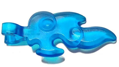 Wave Rounded Straight Small with Clip End (Flame)