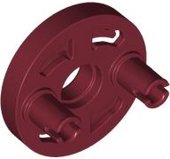 Technic Rotation Joint Disk with Large Pin Hole and 2 Pins