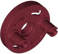 Technic Rotation Joint Disk with Large Pin Hole and 2 Pins